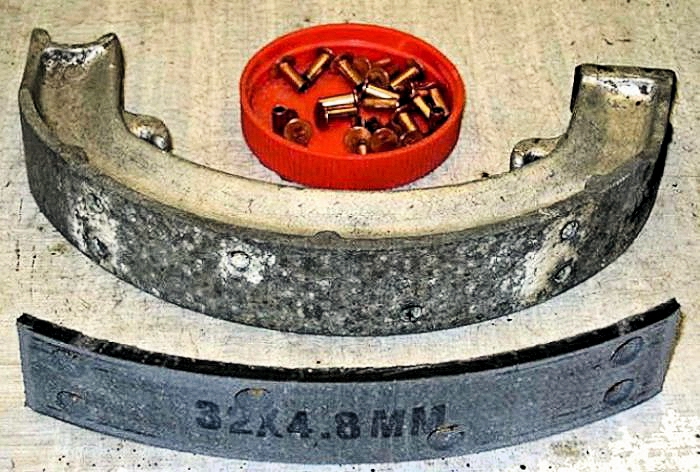 1935 Austin Ten Lichfield, Brake Shoe Reline